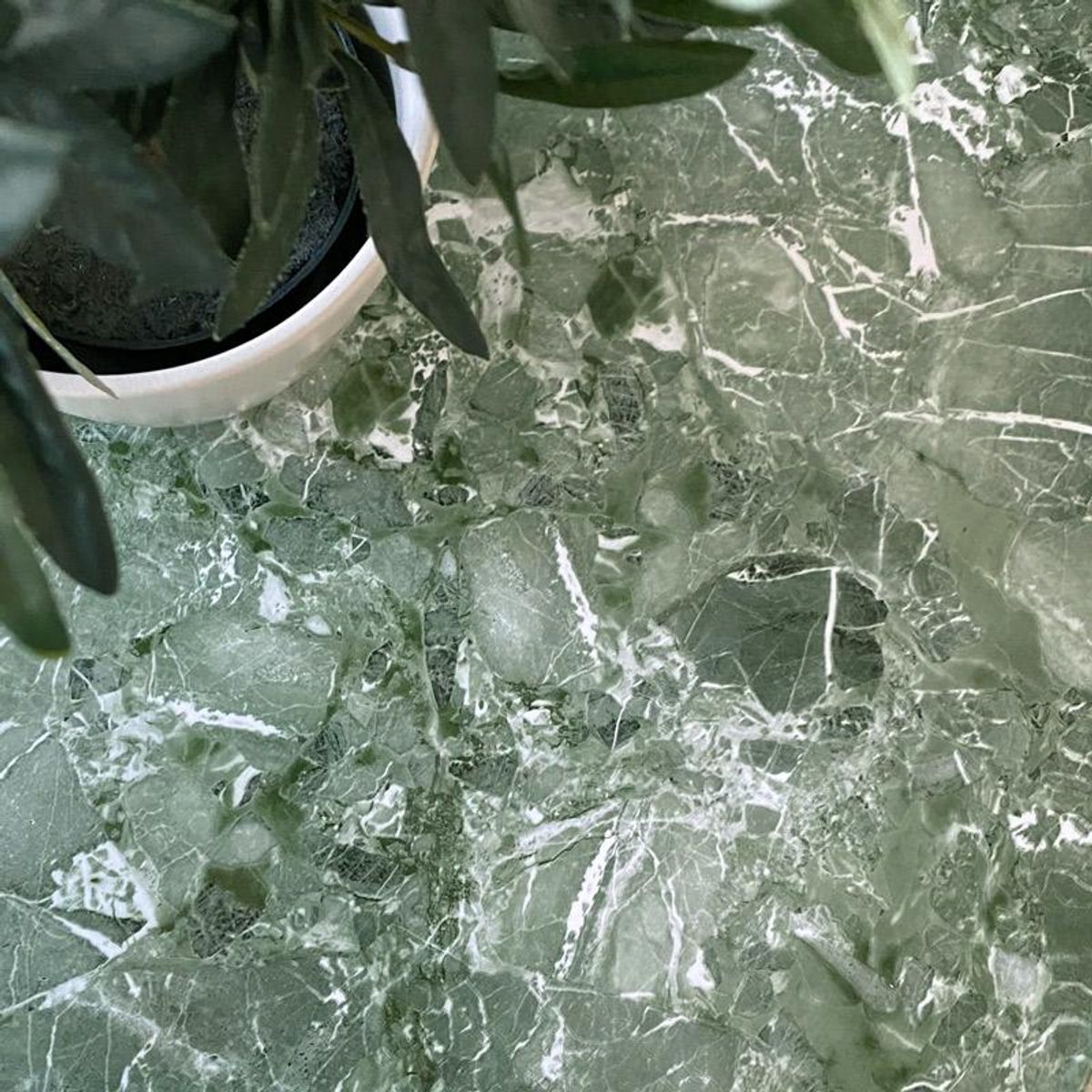 Vareprøve: Arezzo marmor grønn kontaktplast
