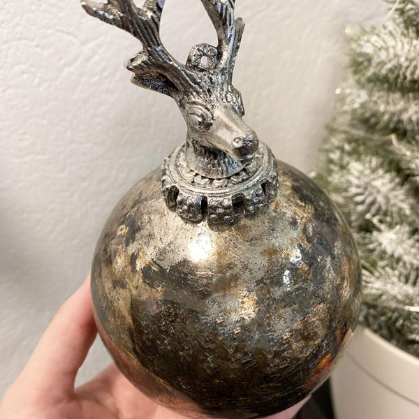 Hovedbilde Wolka, stor julekule i krom